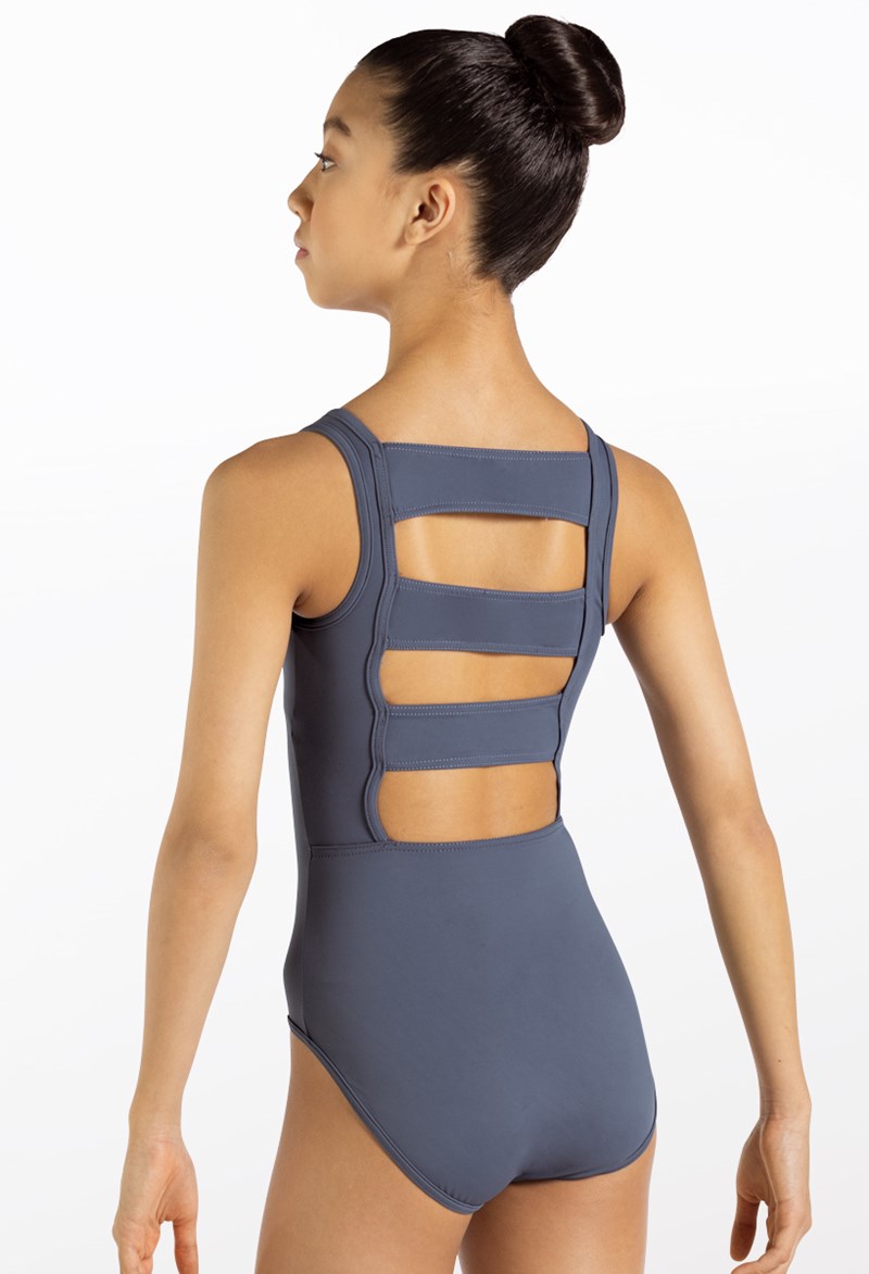 Dance Leotards - Wide Ladder Back Leotard - INDIGO - Medium Adult - MT12063