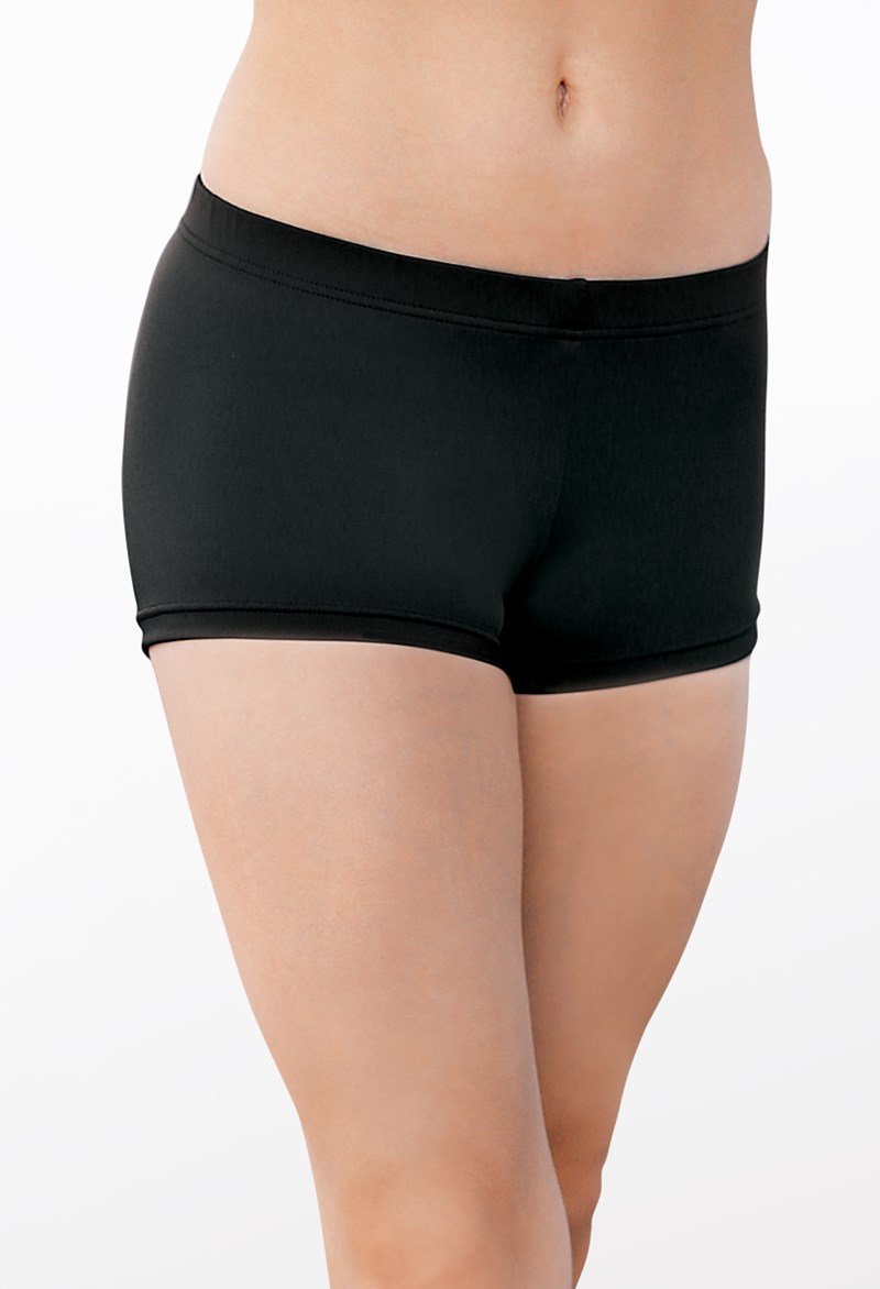 Dance Shorts - Classic Booty Shorts - Black - Extra Small Adult - MT2544