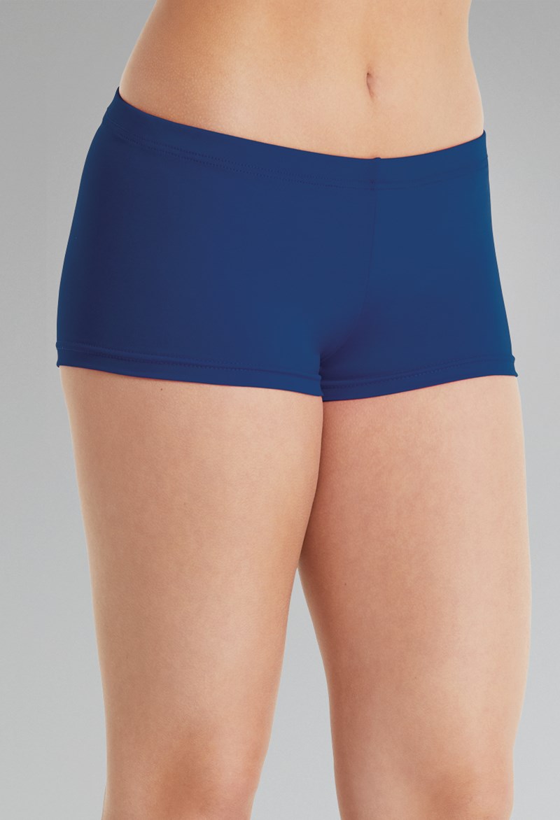 Dance Shorts - Classic Booty Shorts - Navy - Medium Adult - MT2544