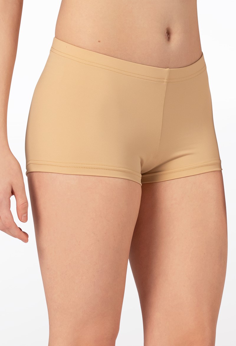Dance Shorts - Classic Booty Shorts - NEW NUDE - Small Child - MT2544
