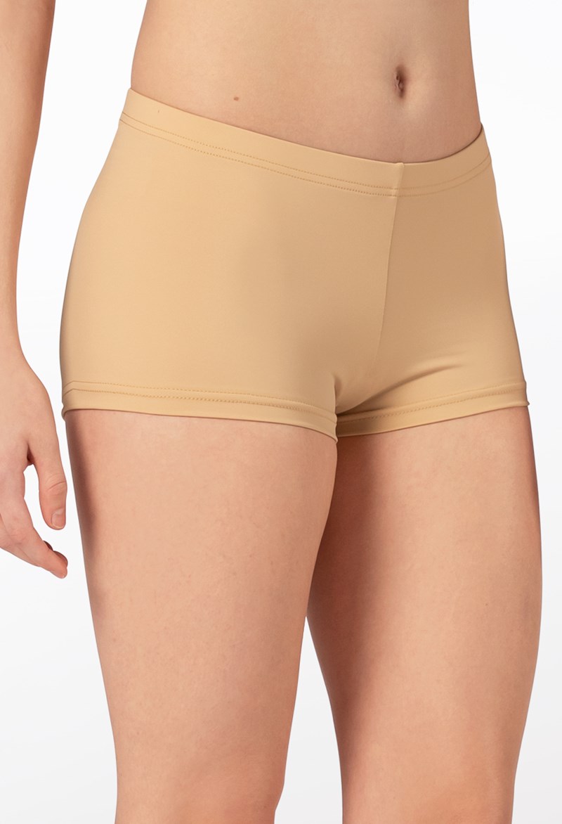 Dance Shorts - Classic Booty Shorts - NEW NUDE - Large Child - MT2544