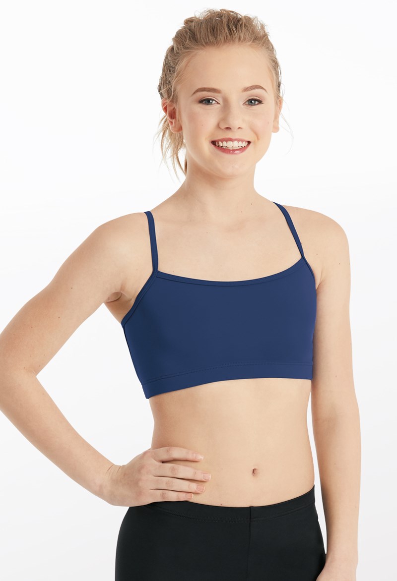 Dance Tops - Camisole Bra Top - Navy - 2X Large - MT3477