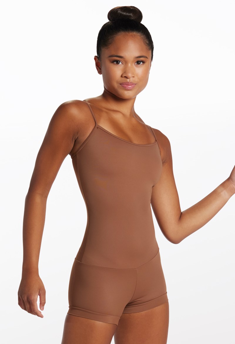 Dance Leotards - Classic Camisole Biketard - HAZELNUT - Intermediate Child - MT3863