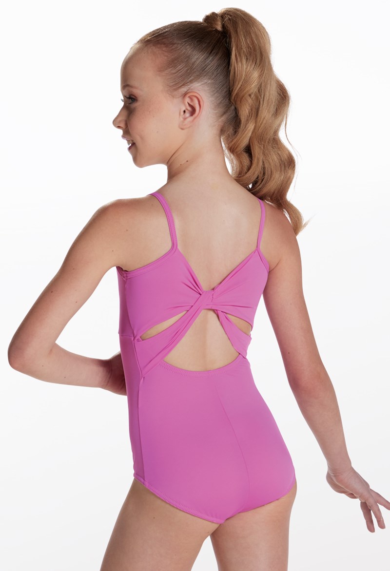 Twist Back Camisole Leotard