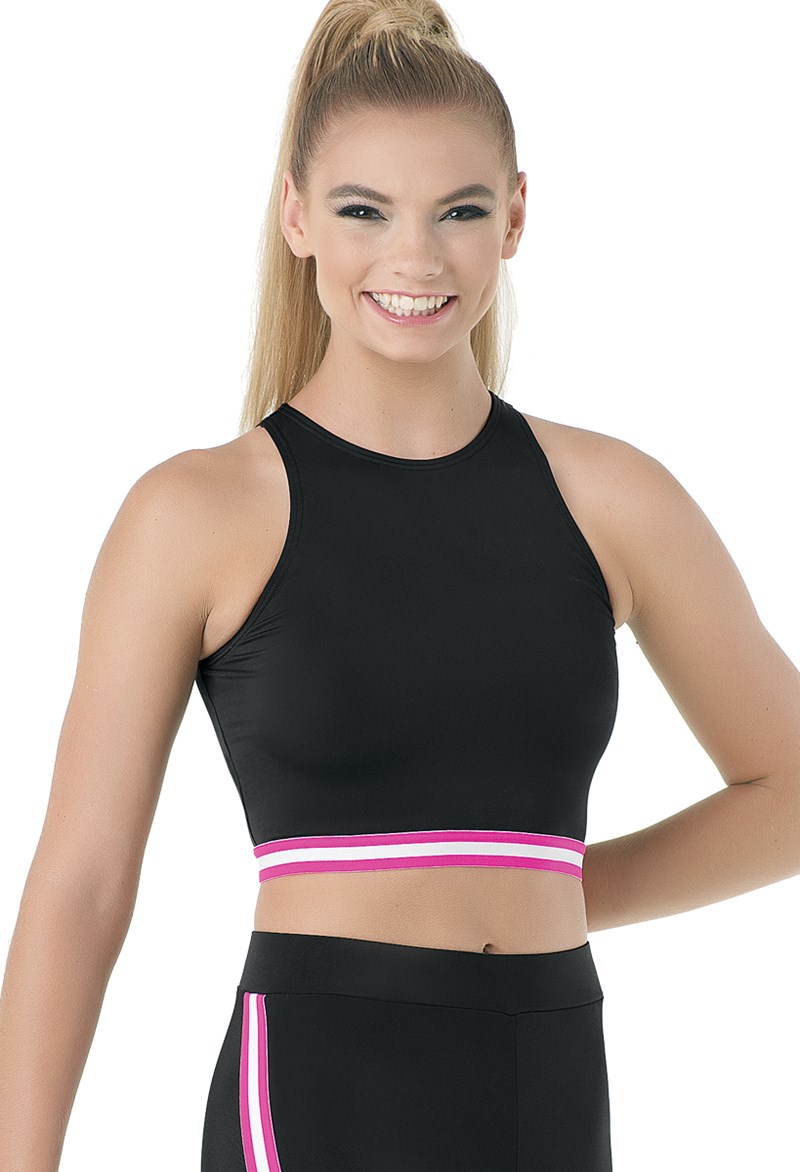 High-Neck Crop Top