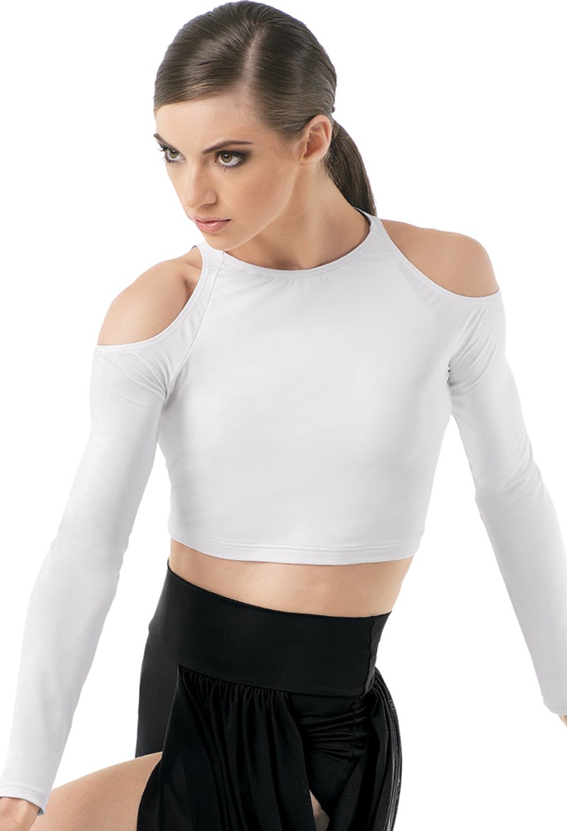 Cold Shoulder Crop Top