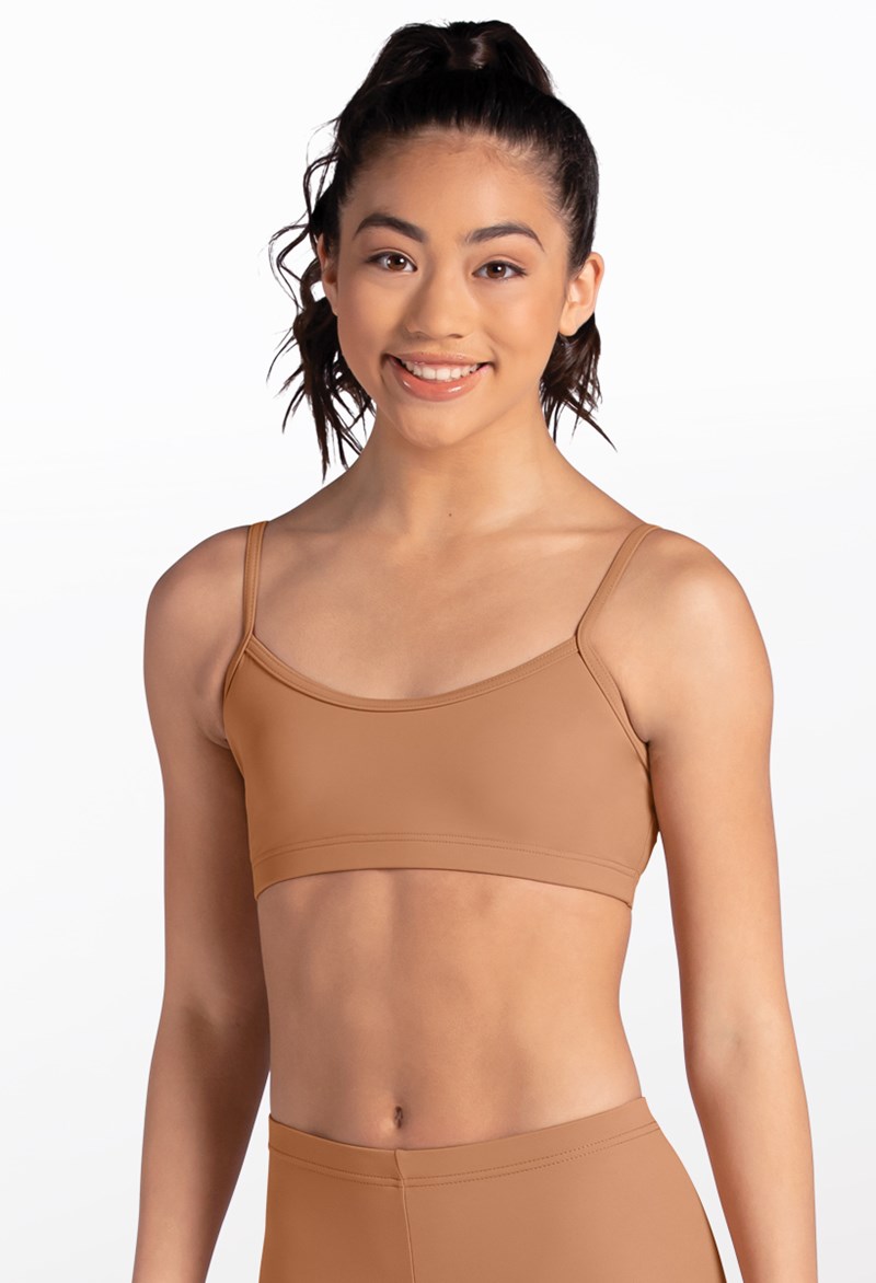 Dance Tops - Competitive Style Bra Top - HONEY - Extra Small Adult - MT9921