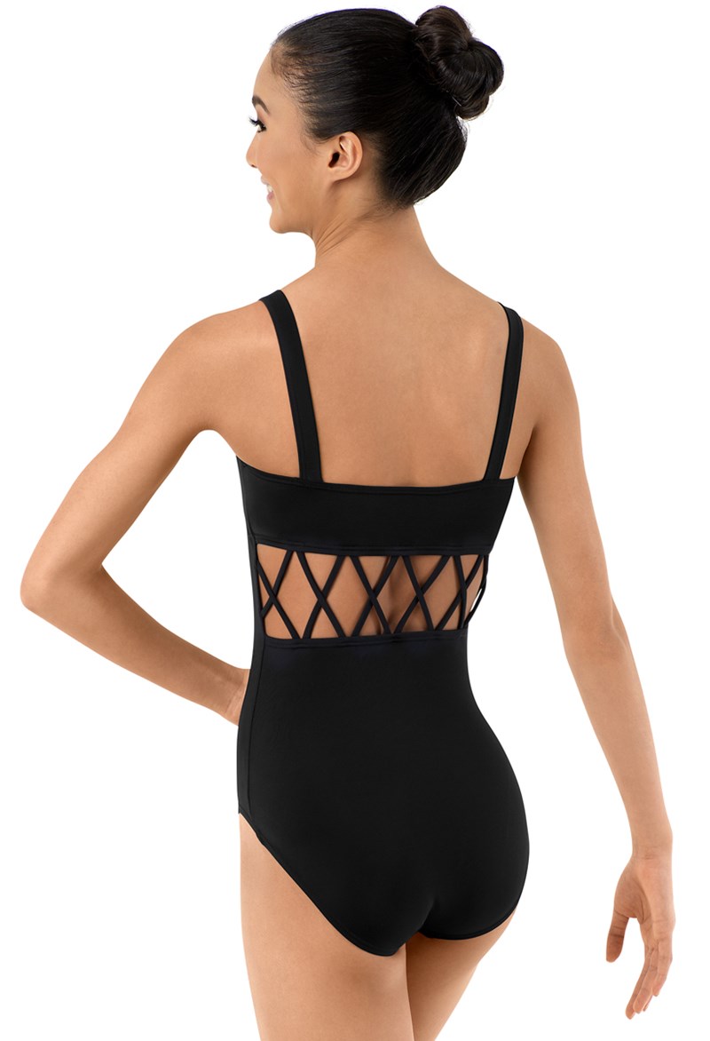 Lattice Back Camisole Leotard