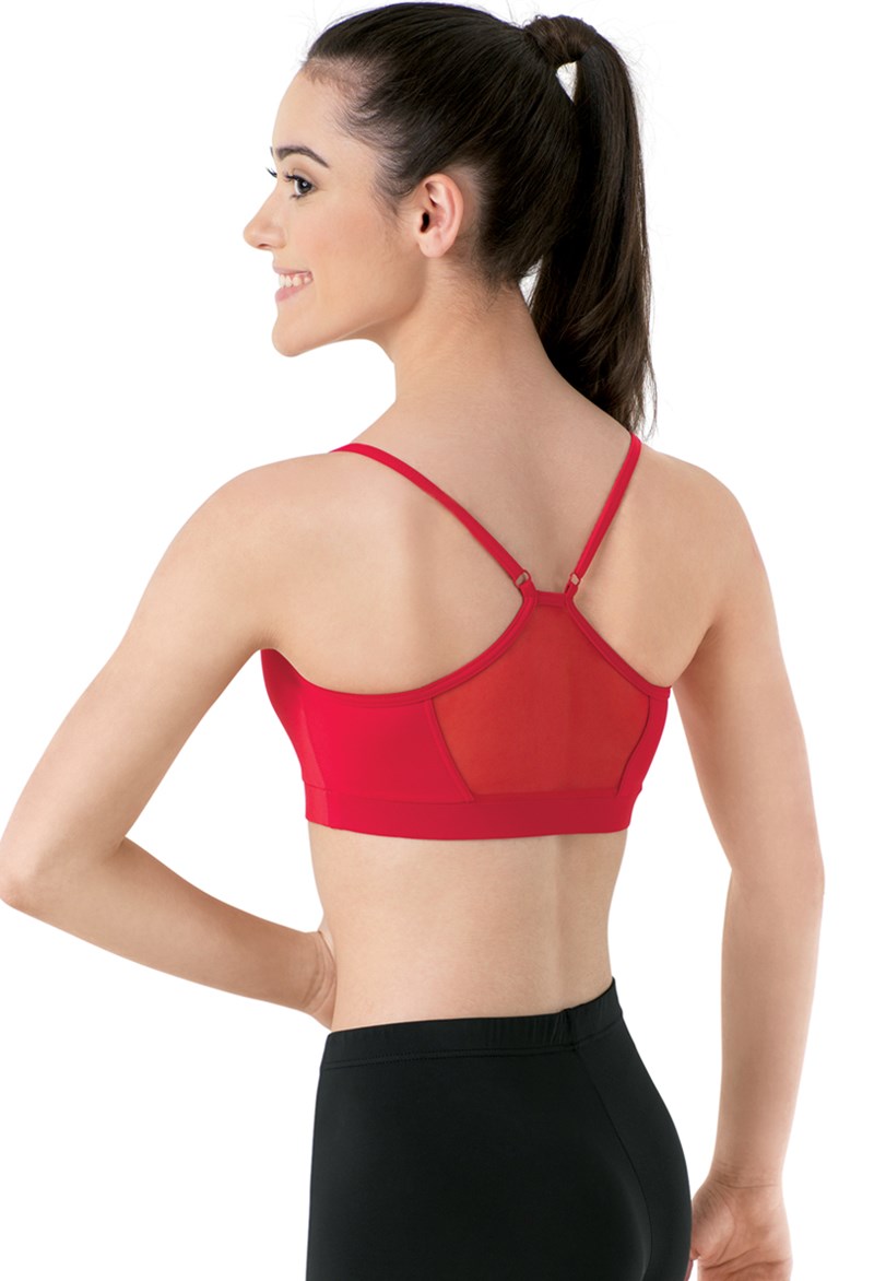 Mesh Back Racerback Bra Top
