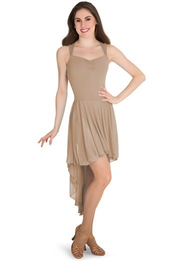 Body Wrappers Low-Back Dress - Nude - P1220