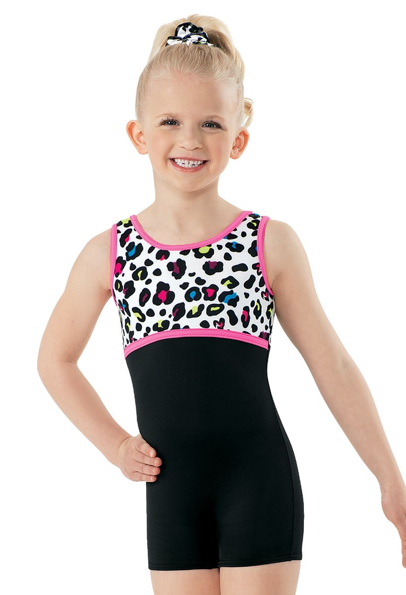 Cheetah Gymnastics Biketard
