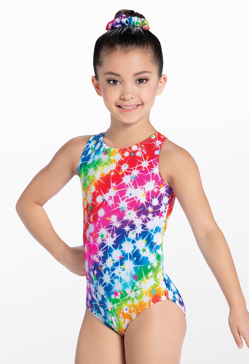 Rainbow Star-Print Leotard