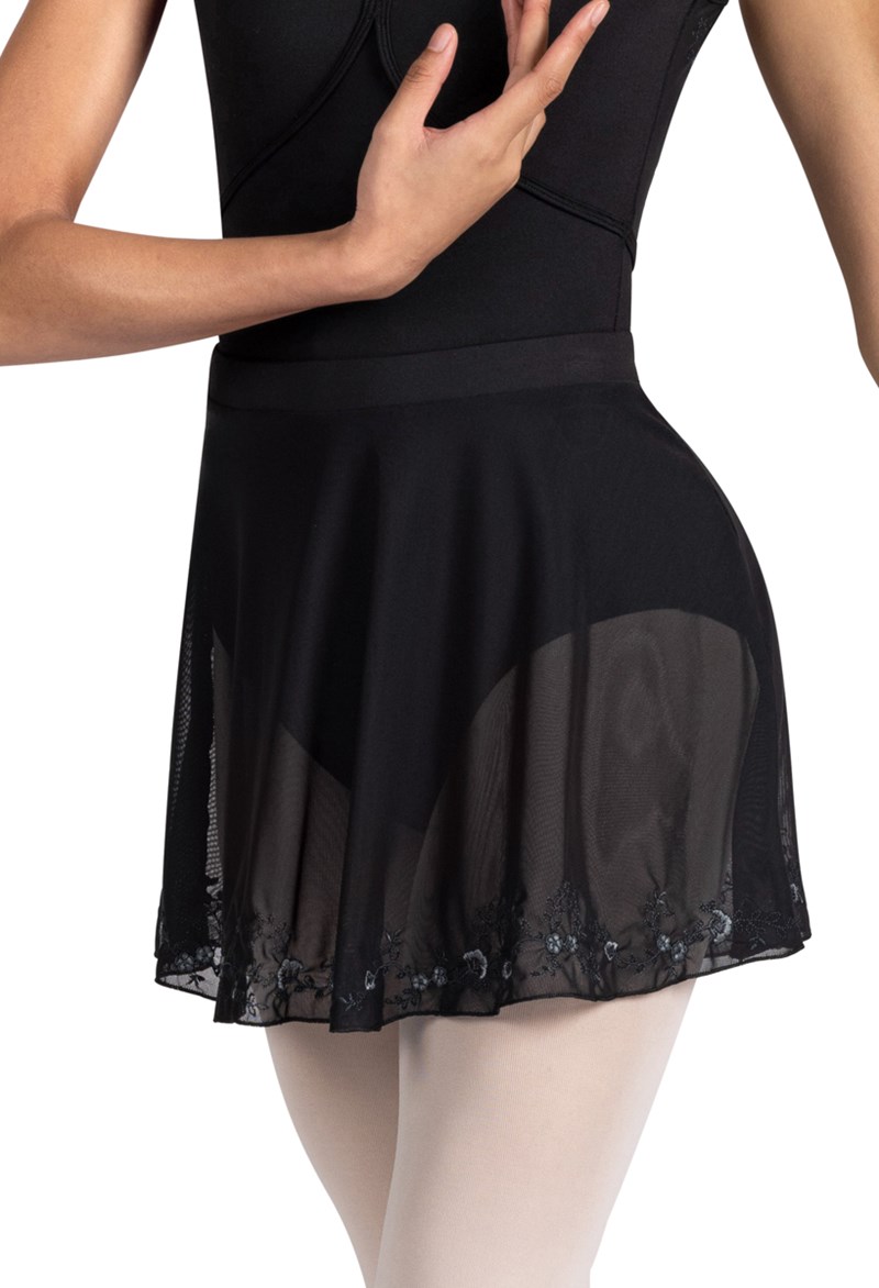 Dance Skirts and Tutus - Bloch Hana Mesh Skirt - Black - Small - R3301