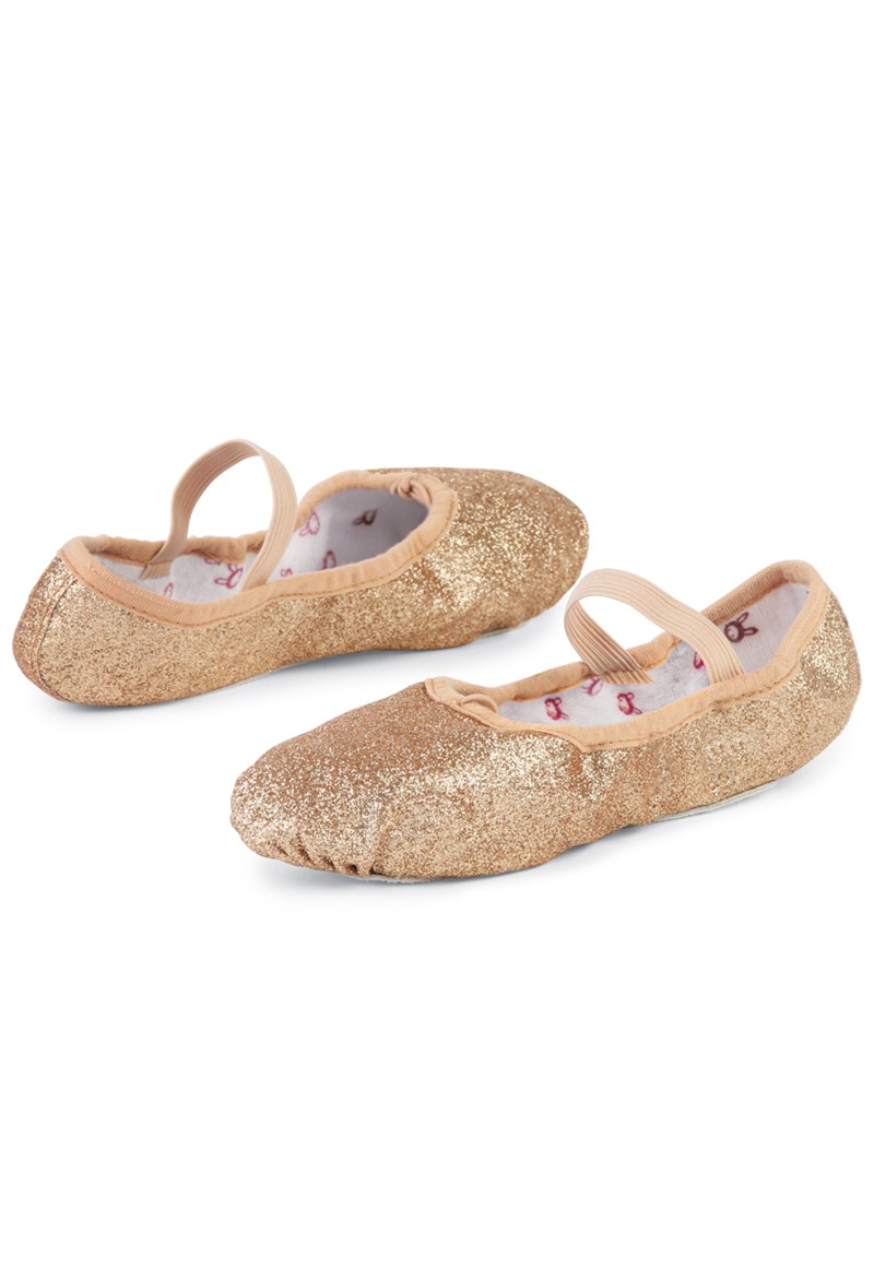 Dance Shoes - Bloch Glitterdust Ballet Shoe - Gold - 9CC - S0225