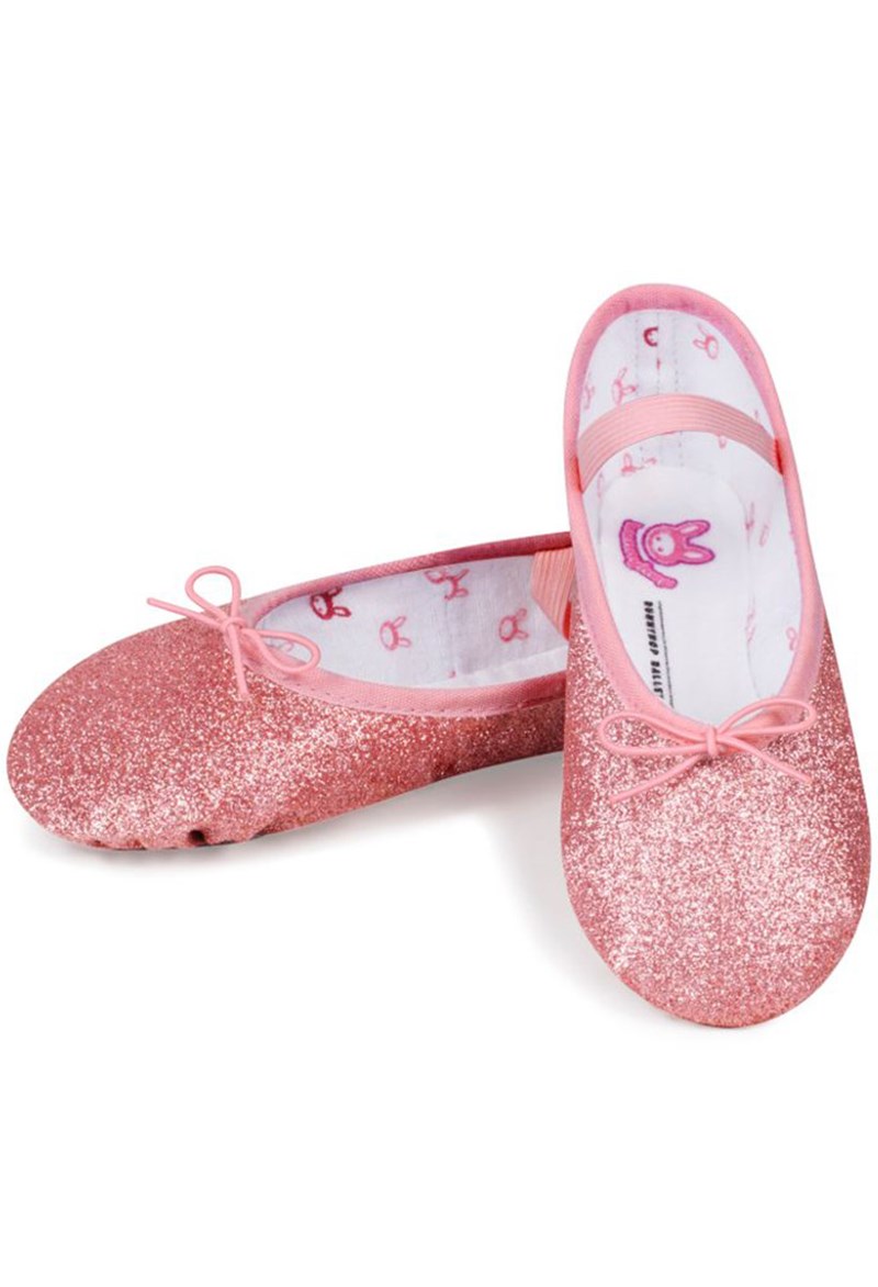 Dance Shoes - Bloch Glitterdust Ballet Shoe - Rose - 13.5CC - S0225