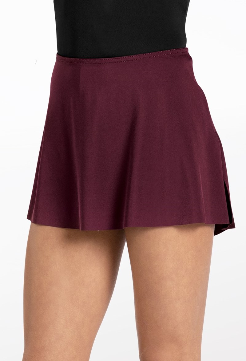 Dance Skirts and Tutus - Pull-On High-Low Skirt - RAISIN - Medium Adult - S12656