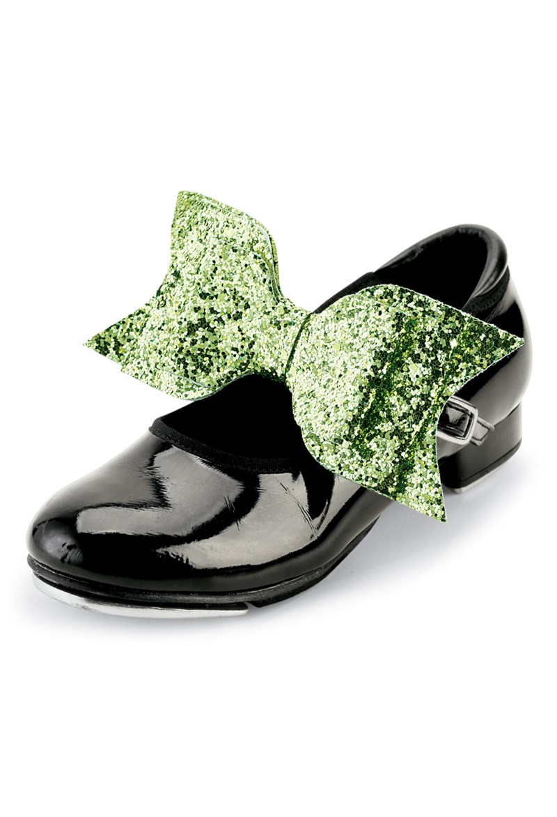 Dance Accessories - Glitter Shoe Bows - Black - OSFA - SA9