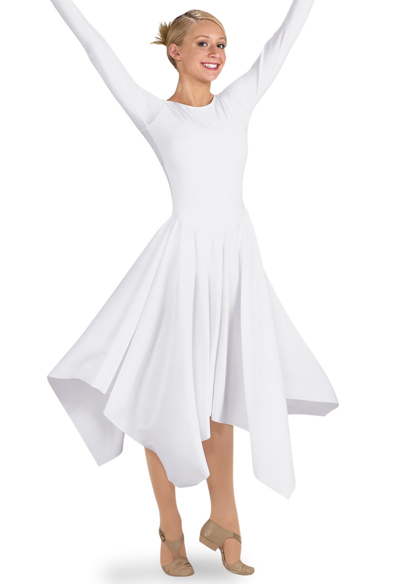 Spiritual Expressions Worship-Praise Wear - Long-Sleeve Handkerchief Dress - SE2321