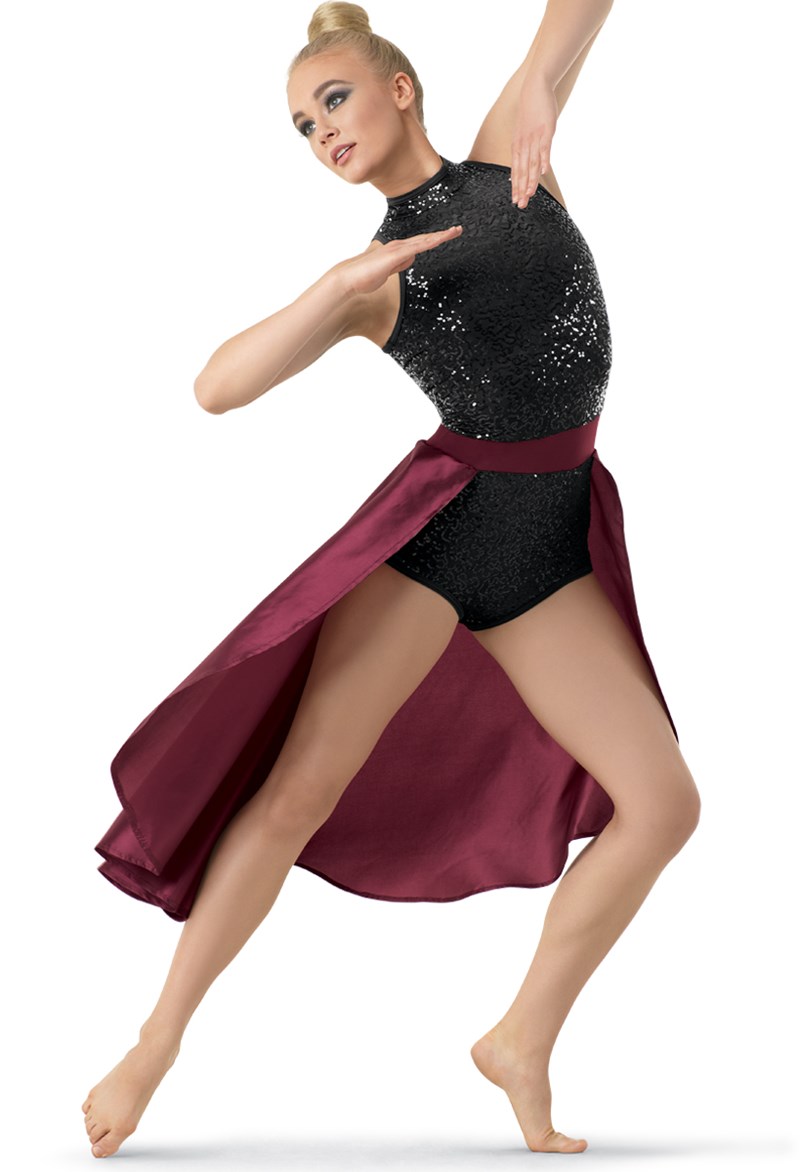 Leotard with Taffeta Skirt