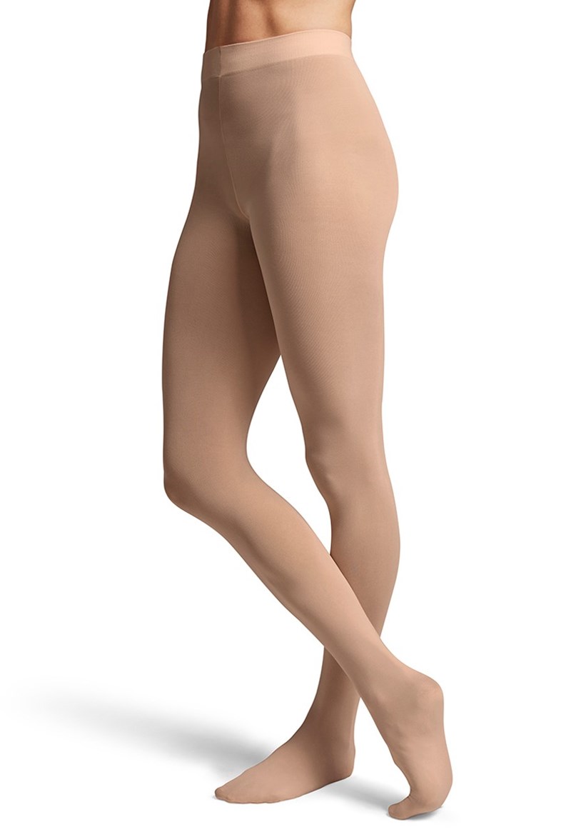 Dance Tights - Bloch Kid CS Footed Tight - BLOCH TAN - Small Child - T0981G