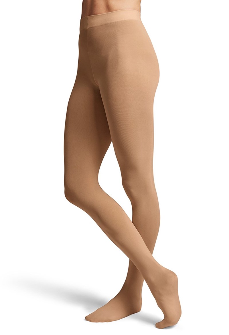 Dance Tights - Bloch Kid CS Footed Tight - Tan - Extra Small Child - T0981G