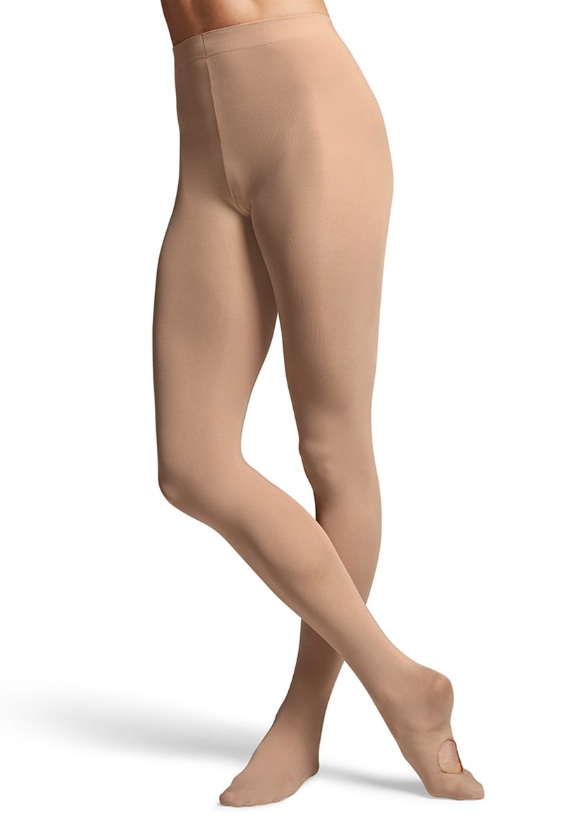 Dance Tights - Bloch Kid CS Convertible Tight - BLOCH TAN - Extra Small Child - T0982G