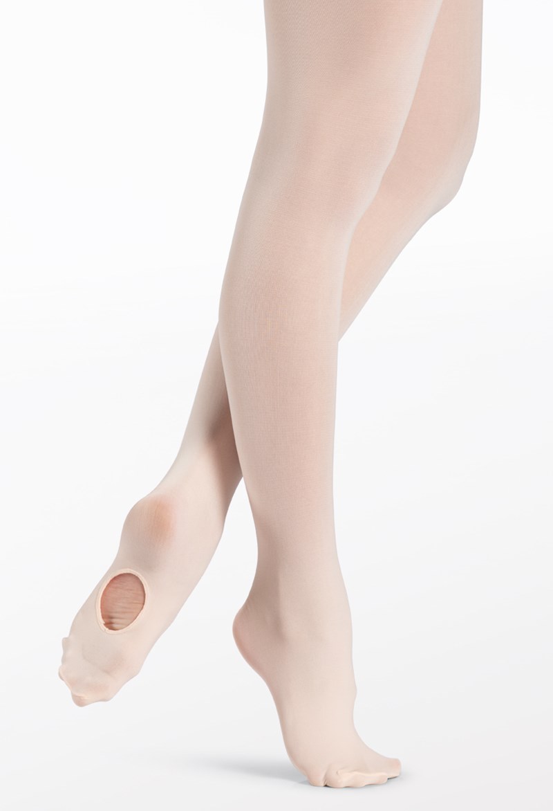 Dance Tights - Convertible Tights - Adult - Ballet Pink - Small - T90