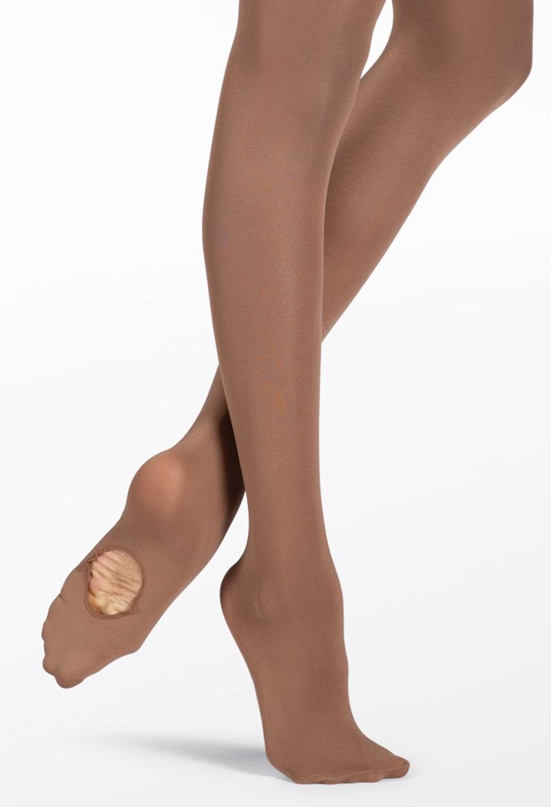 Dance Tights - Convertible Tights - Kids - HAZELNUT - Small Child - T90C