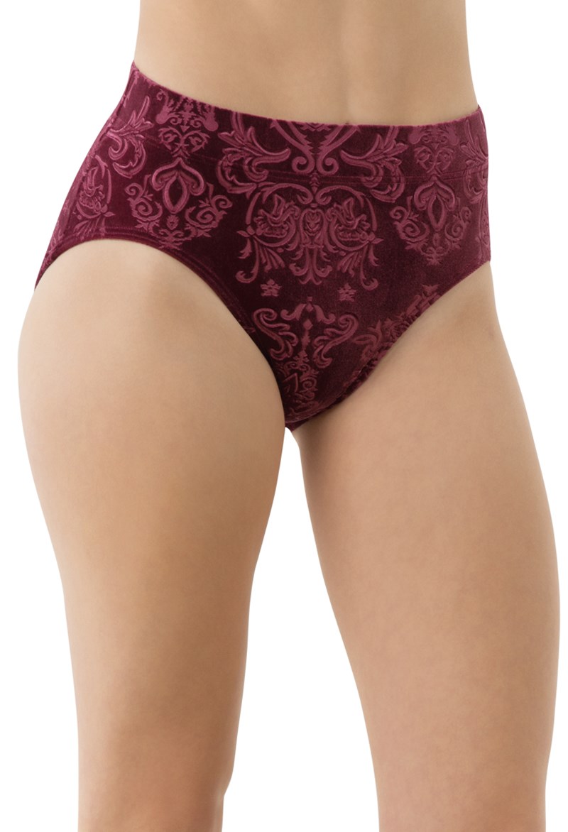 Embossed Velvet Briefs