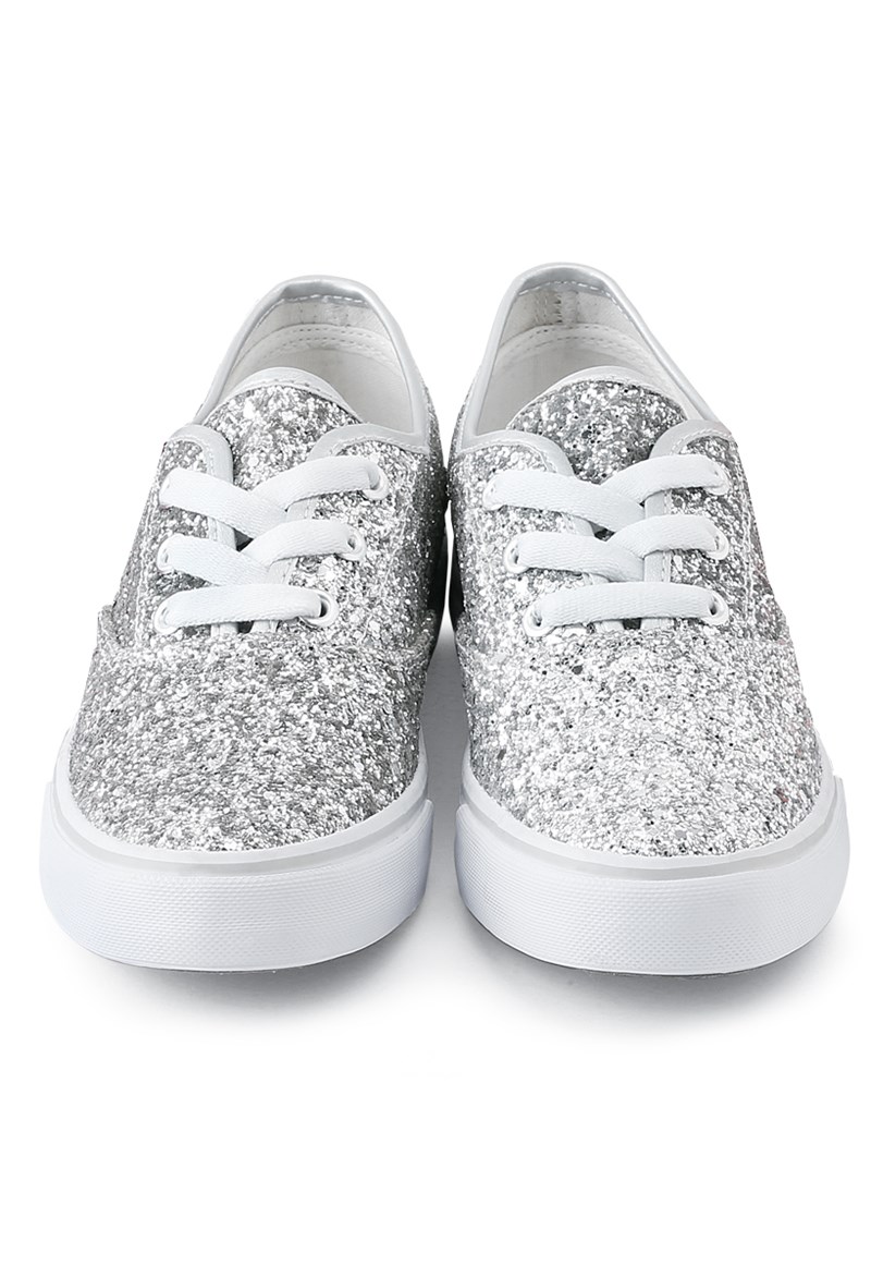Dance Shoes - Glitter Low-Top Dance Sneakers - Silver - 13CM - WL6040