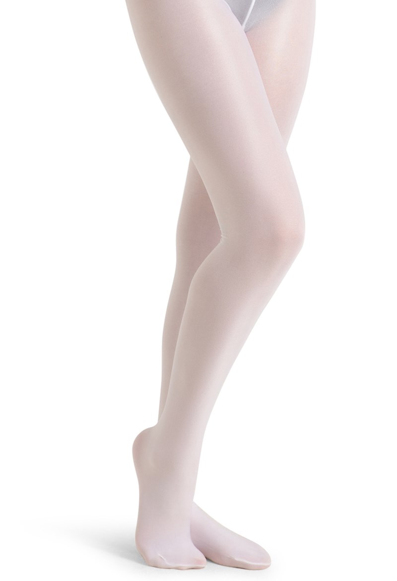 Dance Tights - Capezio Child Shimmery Tight - White - S - 1809C