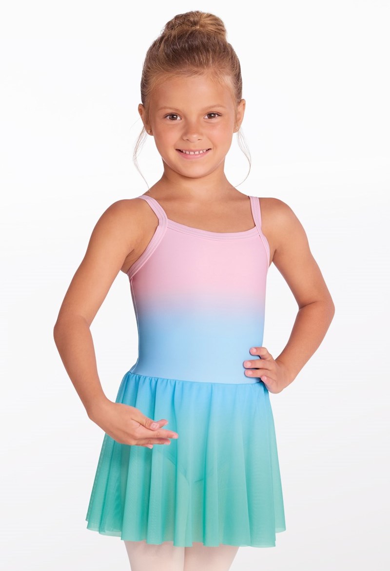 Penelope Printed Cami Dress - Spearmint Multi - Extra Small Child - Dance Dress 18394