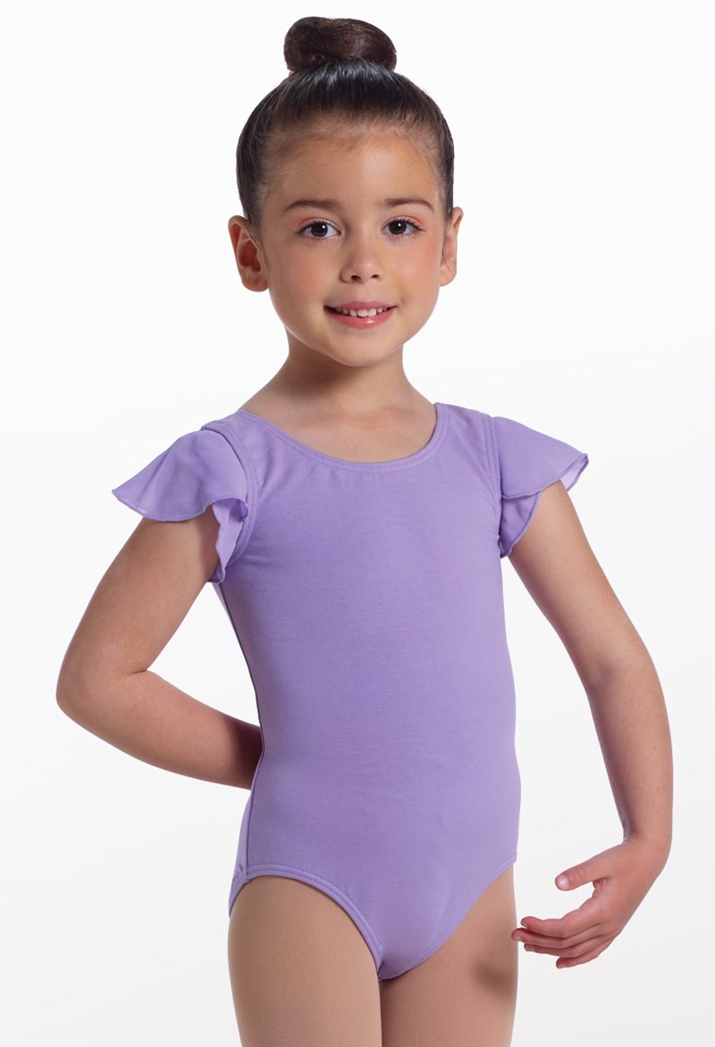 Fiona Flutter Sleeve Dance Leotard - Iris - Medium Child - 18398