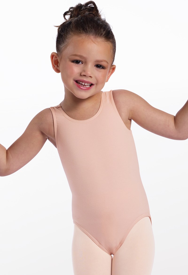Sammi Snap Cotton Dance Leotard - Soft Pink - Extra Small Child - 18402