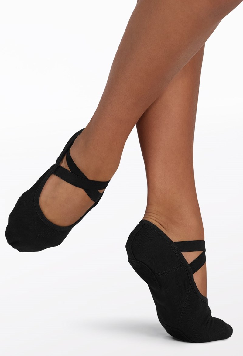 Split-Sole Ballet Shoe - Black - Size 13 - Dance Shoe B100