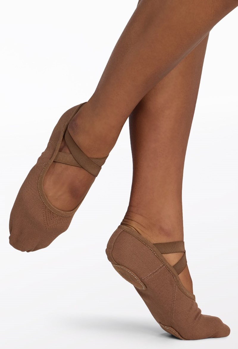 Split-Sole Ballet Shoe - Hazelnut - Size 11 - Dance Shoe B100