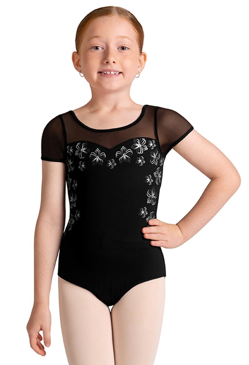 Bloch Logan Cap Sleeve Leo - Black - 12 - CL20009