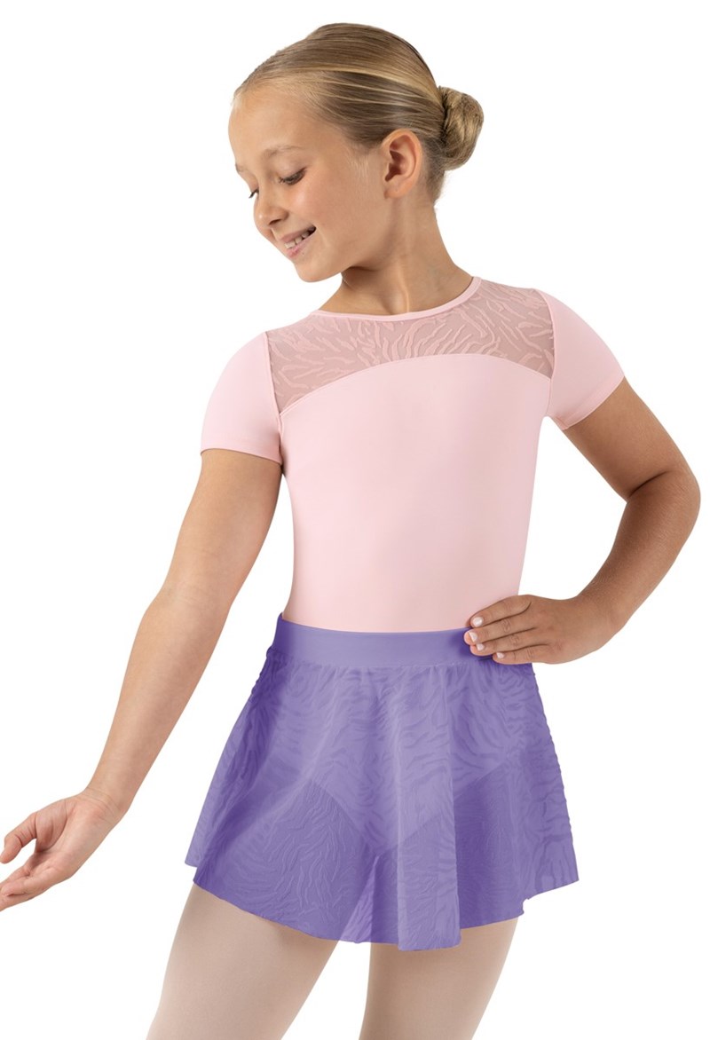 Dance Dresses - Bloch Olivia Mesh Skirt - Lilac - 12/14 - CR1171