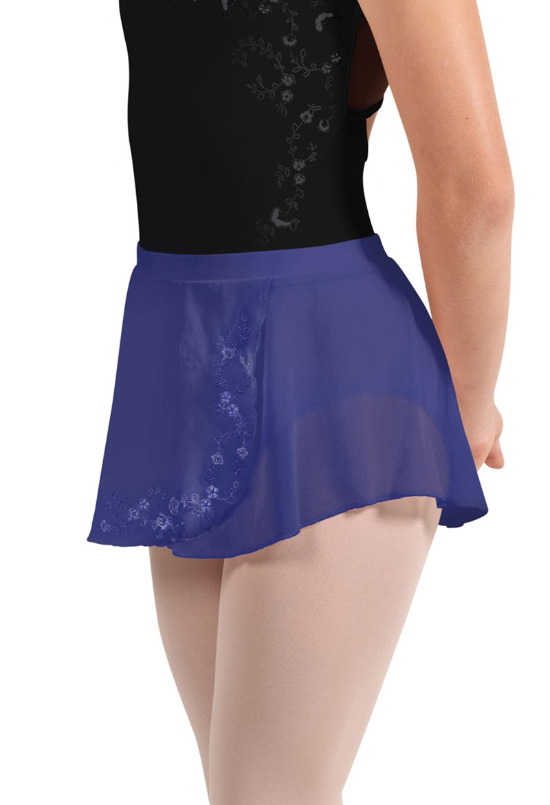 Dance Skirts and Tutus - Bloch Marigold Wrap Skirt - IRIS - 12/14 - CR4201