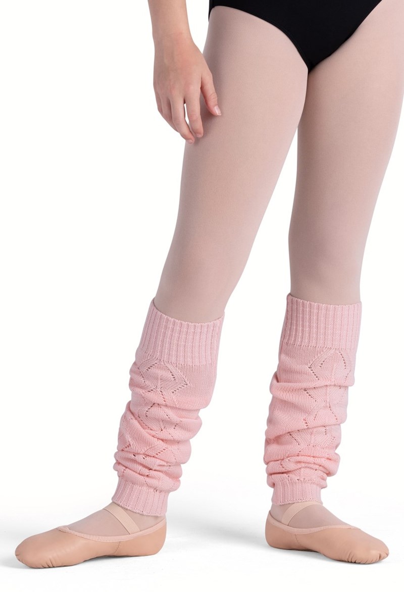 Dance Accessories - Bloch Della Knitted Legwarmers - CANDY PINK - Medium Child - CW5700