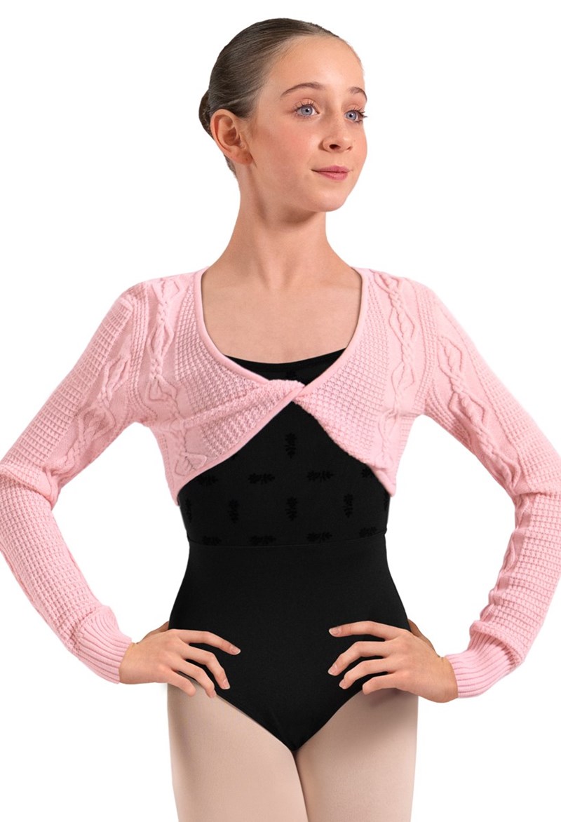 Bloch Genesis Twist Front Top - Candy Pink - Large Child - Dance Top CZ30043