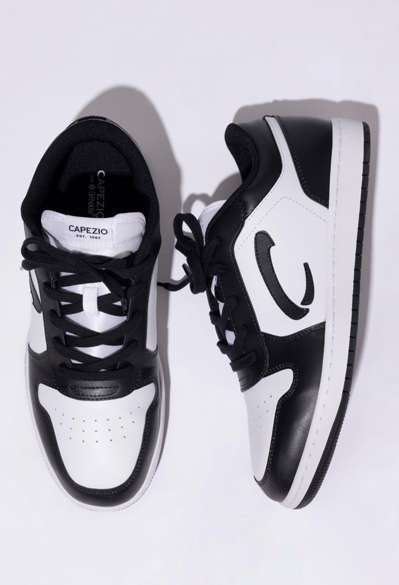 Capezio Ignite Dance Sneaker - Black/white - Size 9.5 - Dance Shoe DS601