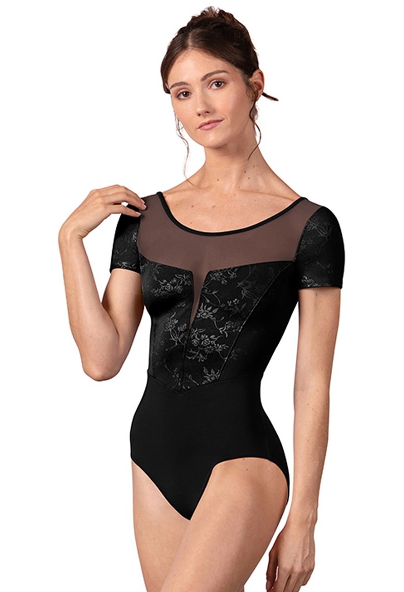 Bloch Christina Cap Sleeve Leo - Black - P - L20006