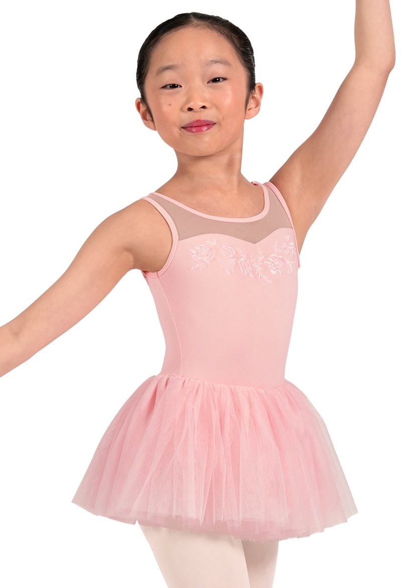 Mirella Floral Tutu Dress - Pink - Extra Small Child - Dance Dress M50011C
