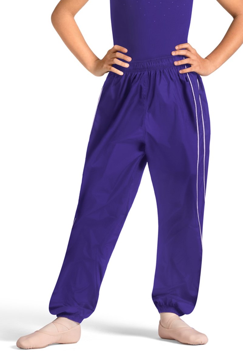 Mirella Kids Ripstop Dance Pants - Violet - 16 - M80006