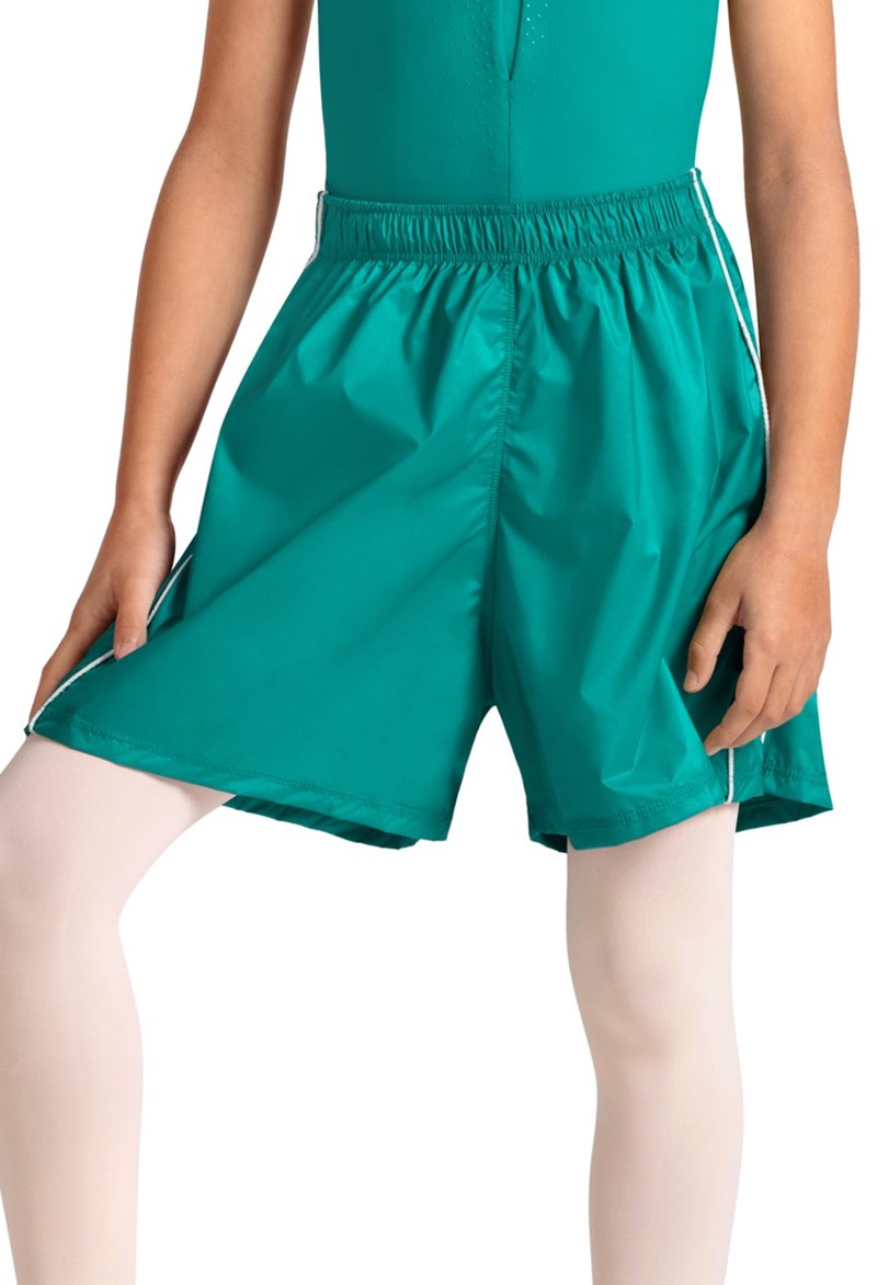 Mirella Kids Ripstop Dance Shorts - Caribbean - 14 - M90005
