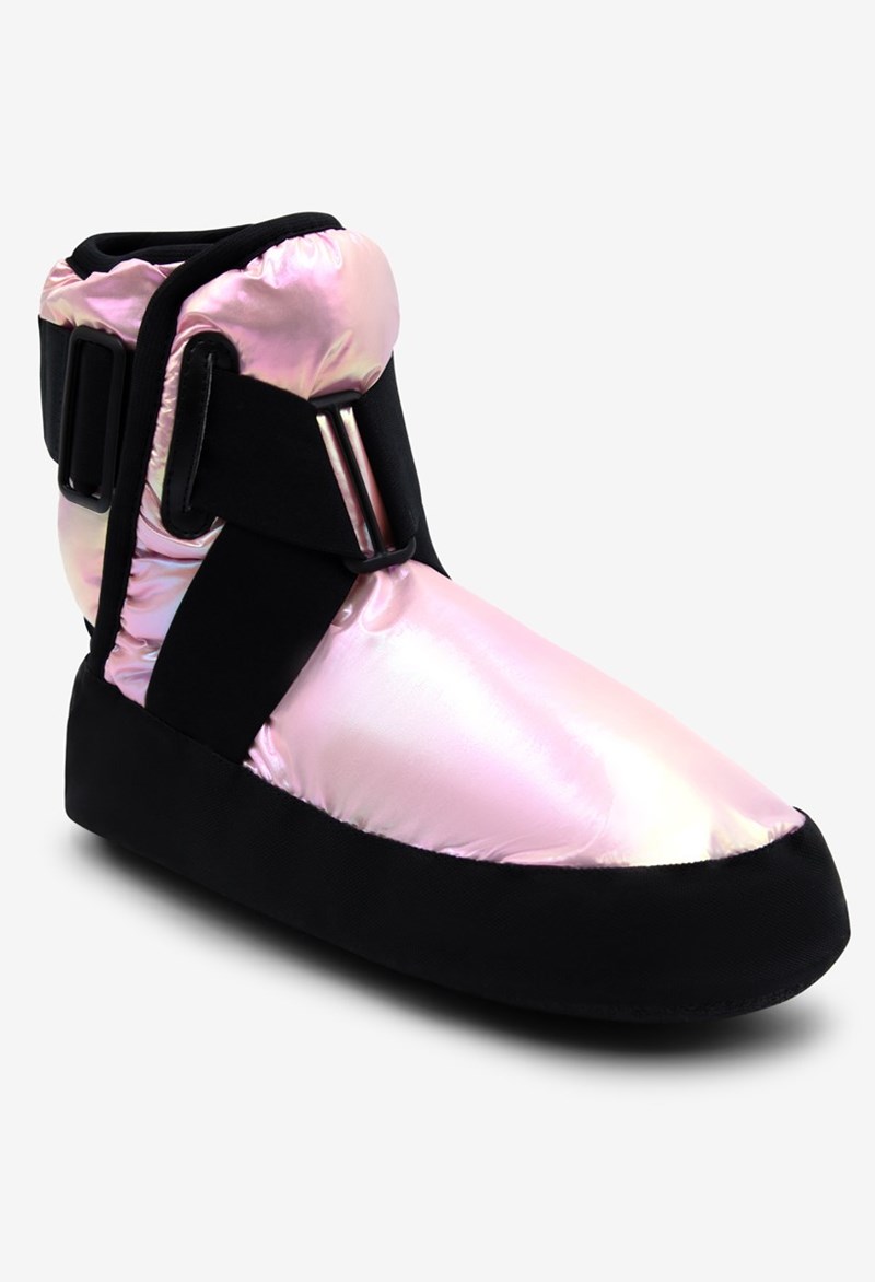 Capezio Glam Warm Up Bootie - Mlk - Size XL Adult - Dance Shoe WB100F